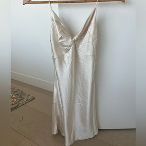 Princess Polly Marilyn mini dress in champagne